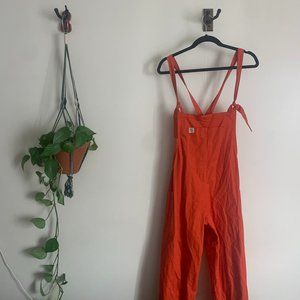 Bright Orange Lucy & Yak Dungarees